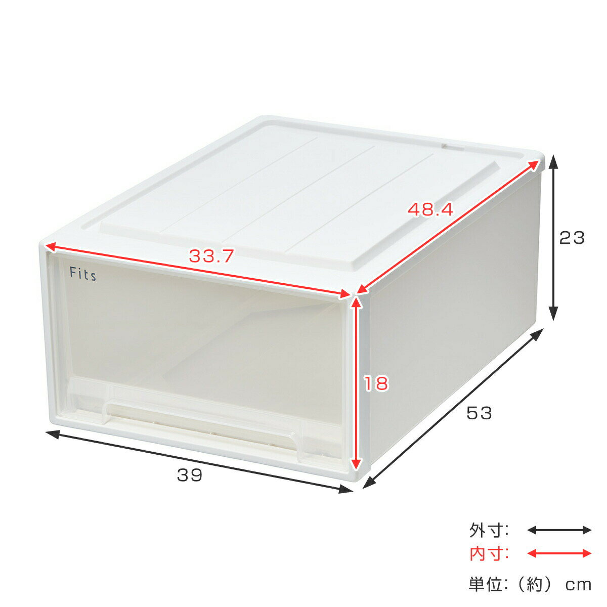 乐天商城 - 収納ケース 衣装ケース 収納ボックス 積み重ね可能 押入れやクローゼット収納に最適