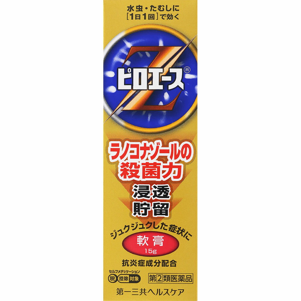 【第(2)類医薬品】第一三共ヘルスケア ピロエースZ軟膏 15g