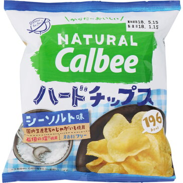 カルビー ナチュラルカルビー ハードチップス シーソルト味 39g