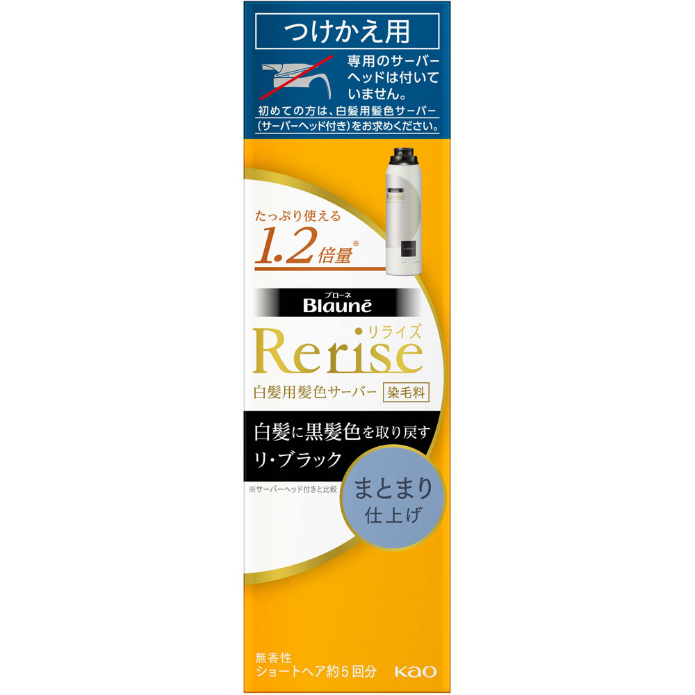 花王 リライズ 髪色サーバー リ・ブラック まとまり仕上げ 付替 190g
