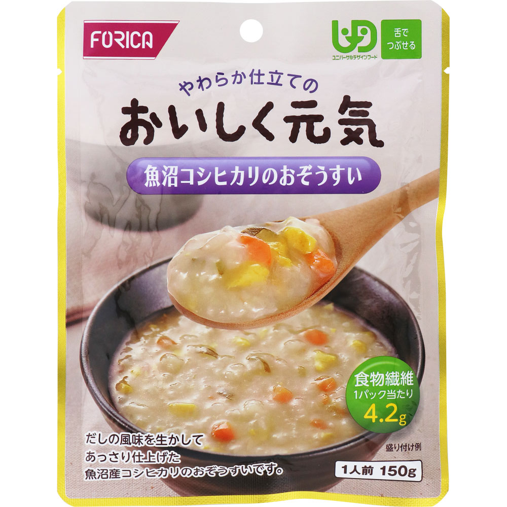 ホリカフーズ Forica おいしく元気 魚沼コシヒカリのおぞうすい 150g