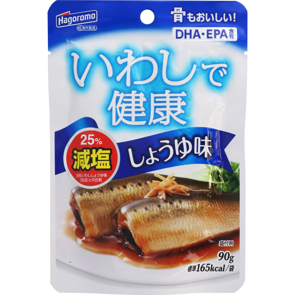 はごろもフーズ いわしで健康 しょうゆ味 パウチ 90g