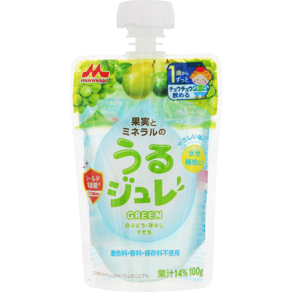 森永乳業 果実とミネラルのうるジュレ GREEN 100g