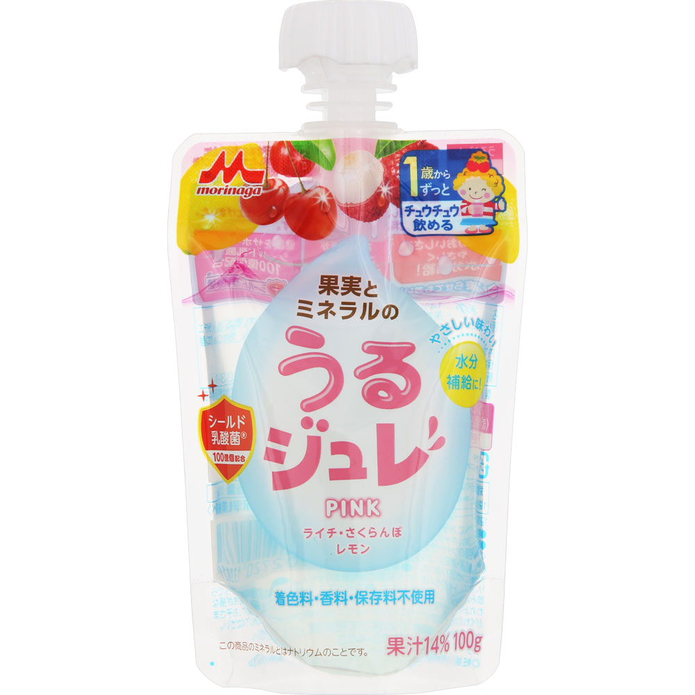 森永乳業 果実とミネラルのうるジュレ PINK 100g