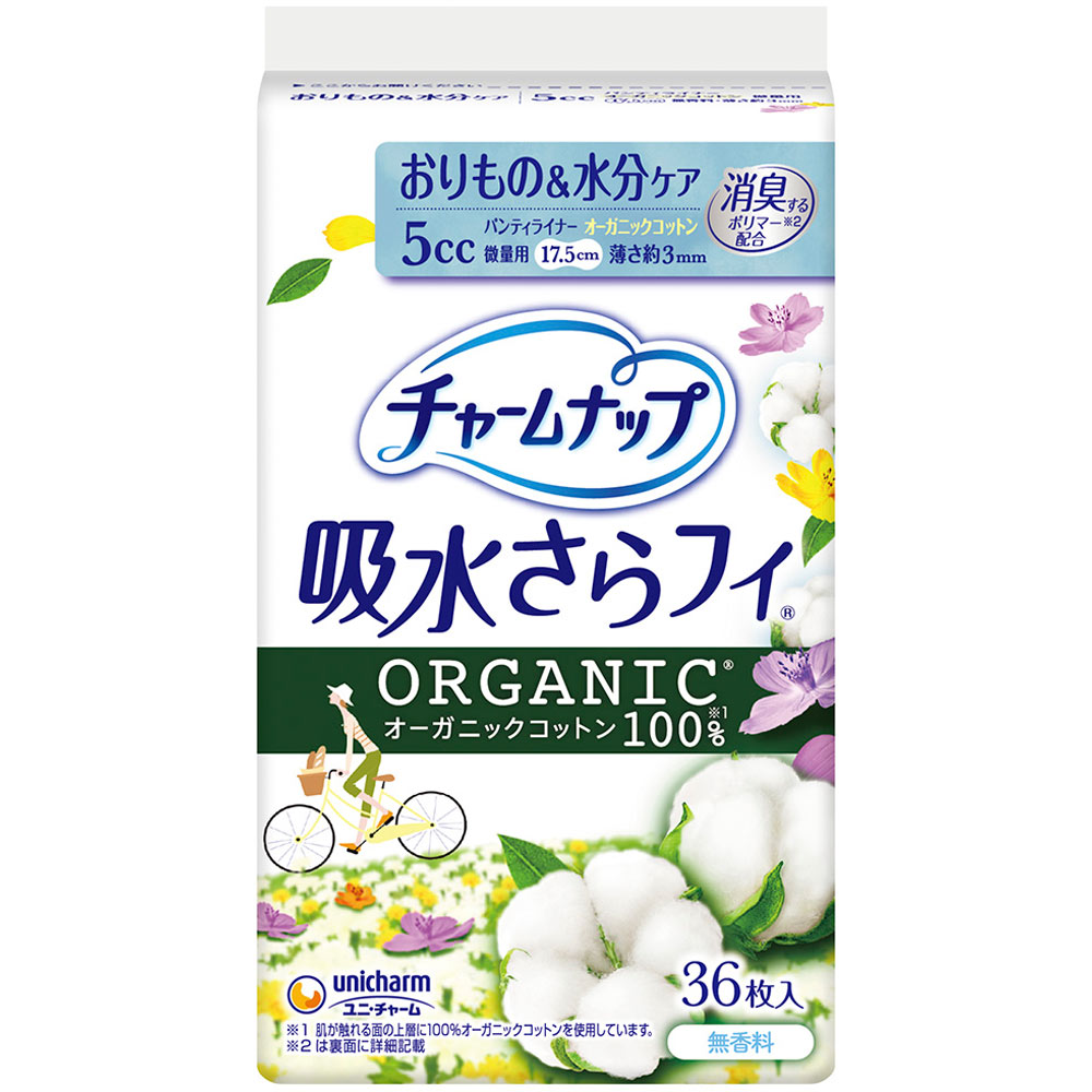 ユニ・チャーム チャームナップ吸水さらフィ　コットン　微量用 36枚