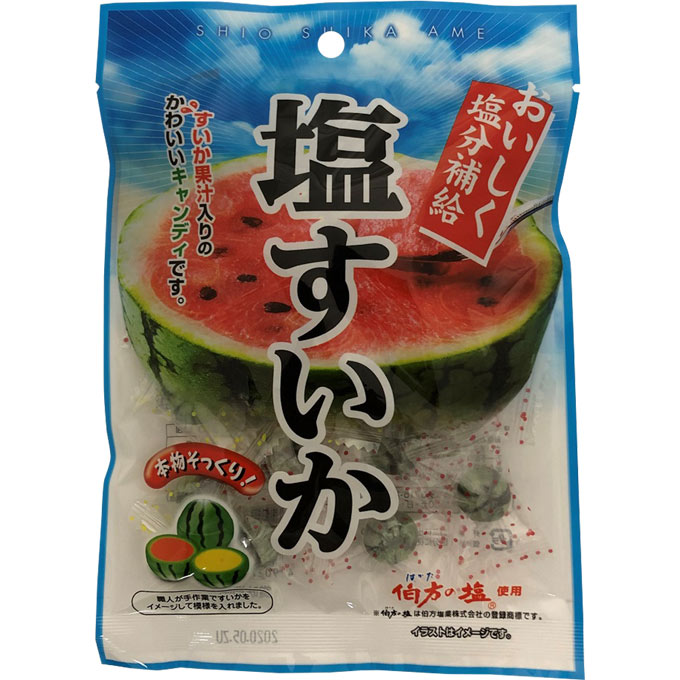 宮川製菓 塩すいか飴 70gのサムネイル