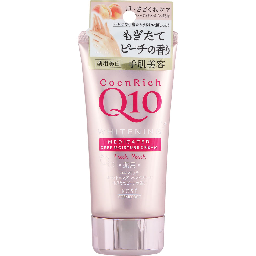 KOSEコスメポート コエンリッチ 薬用ホワイトニング ハンドクリーム もぎたてピーチ 80g （医薬部外品）のサムネイル
