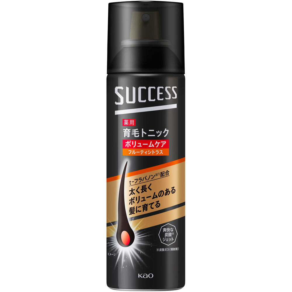 花王 サクセス 薬用育毛トニック ボリュームケア フルーティシトラス 180g （医薬部外品）