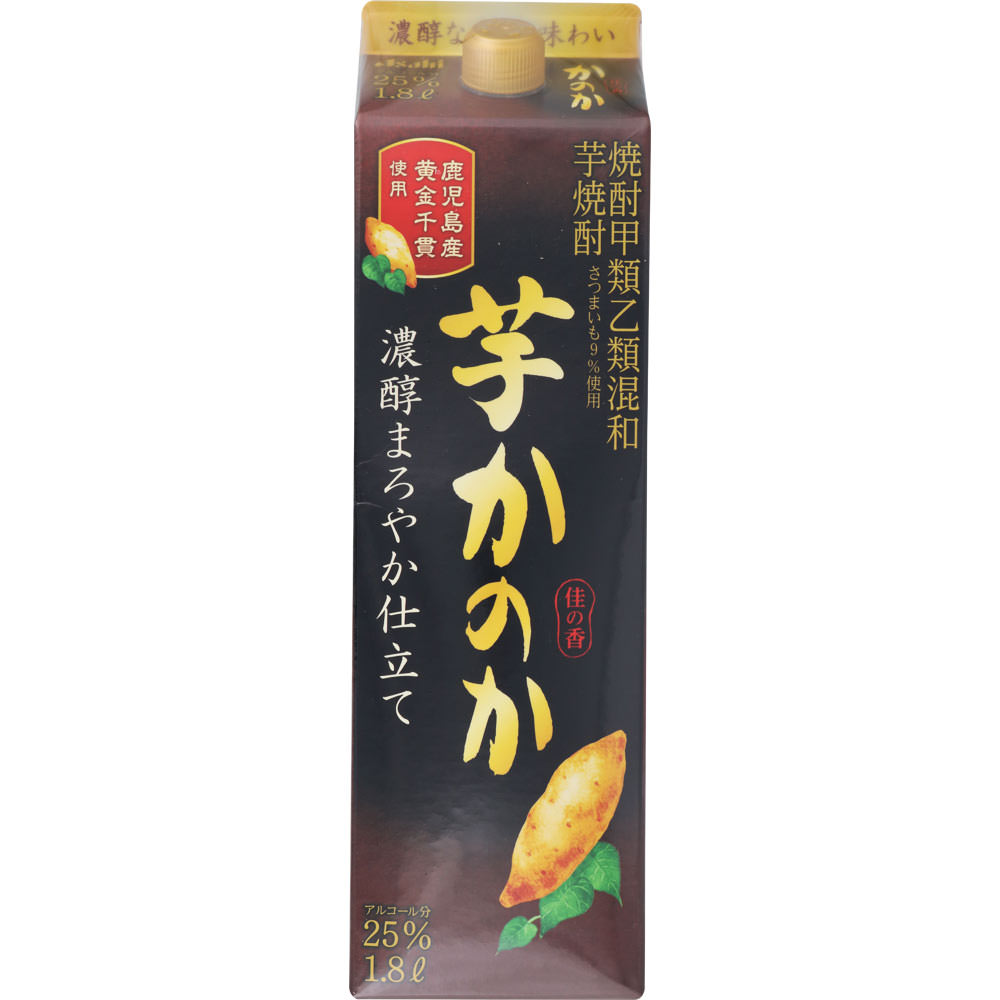 アサヒビール 芋焼酎 かのか 濃醇まろやか仕立て 25度パック 1800ml