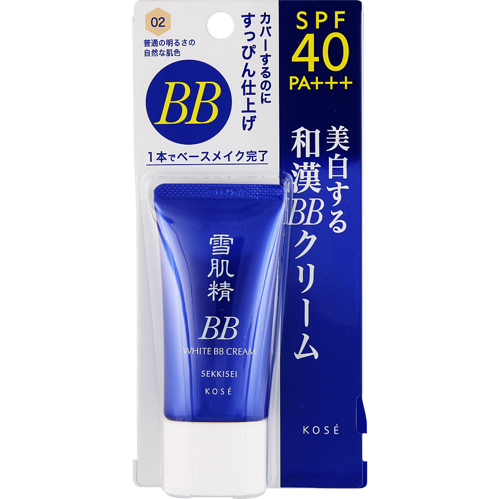 コーセー 雪肌精 ホワイト BBクリーム 002 普通の明るさの自然な肌色 30g