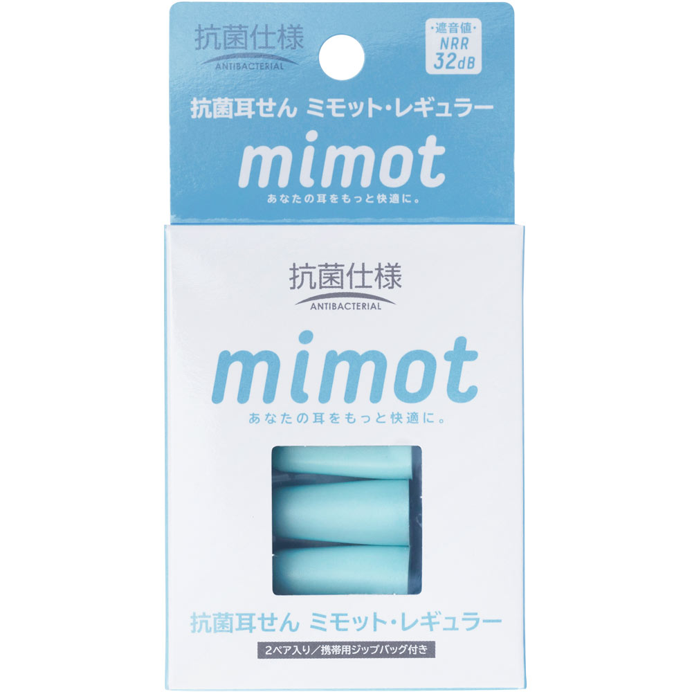 楽天マツモトキヨシ楽天市場店川本産業 抗菌耳せん mimot レギュラー 2組