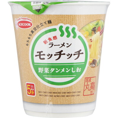 マツモトキヨシ楽天市場店 エースコック ラーメンモッチッチ 野菜タンメンしお 1食