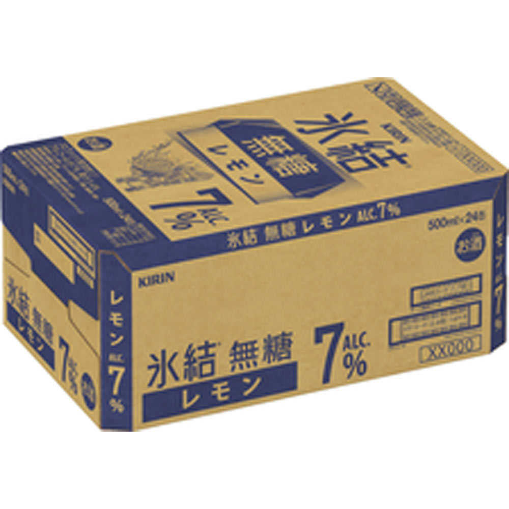 キリンビール 氷結 無糖レモン 7％ ケース 500ml×24