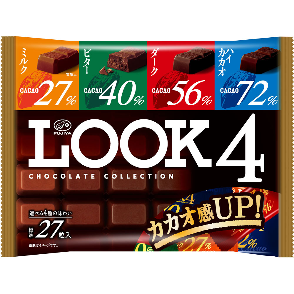 不二家 ルック4 チョコレートコレクションファミリーパック 185gのサムネイル