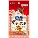 ユニ・チャームペットケア 銀のスプーン三ツ星グルメおやつお魚味クッキーサンドまぐろ・チキン味 6g×4袋