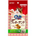 ユニ・チャームペットケア 銀のスプーン三ツ星グルメおやつお魚味クッキーサンドシーフード味 6g×4袋