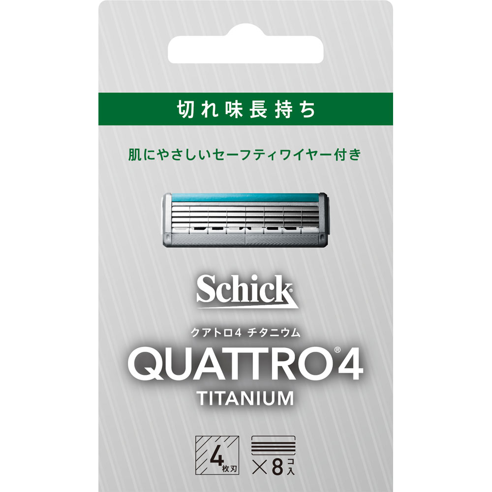 シック・ジャパン クアトロ4　チタニウム替刃 8コ入