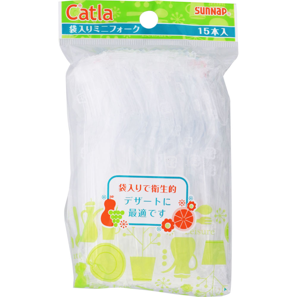 サンナップ デザートフォーク 袋入り 15p
