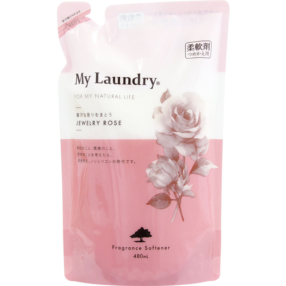 乐天商城 - マイランドリー　詰替用　薔薇の香り 480ml