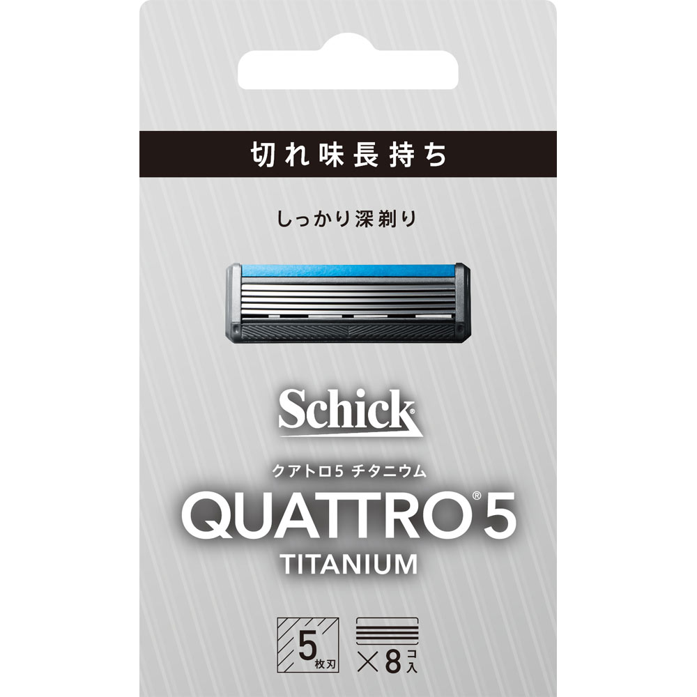 シック・ジャパン クアトロ5 チタニウム替刃 8コ入