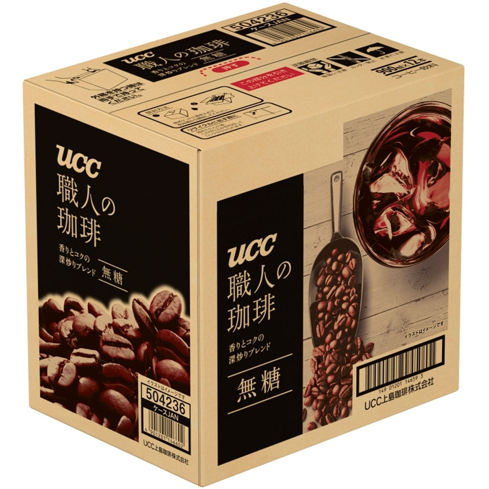 UCC上島珈琲 職人の珈琲 無糖 ケース 900...の商品画像