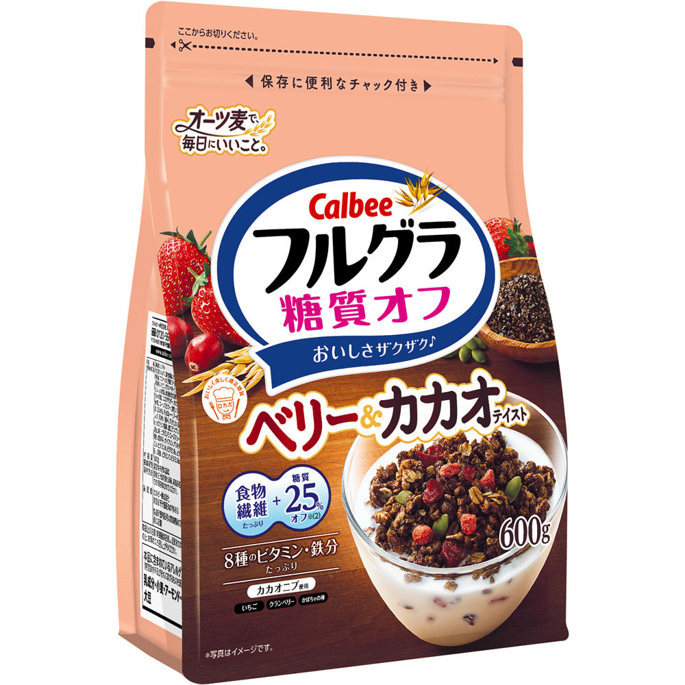 カルビー フルグラ 糖質オフ ベリー＆カカオテイスト 600g