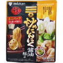 ミツカン 〆まで美味しい 炒めにんにく醤油鍋つゆ ミニパック 32g×4