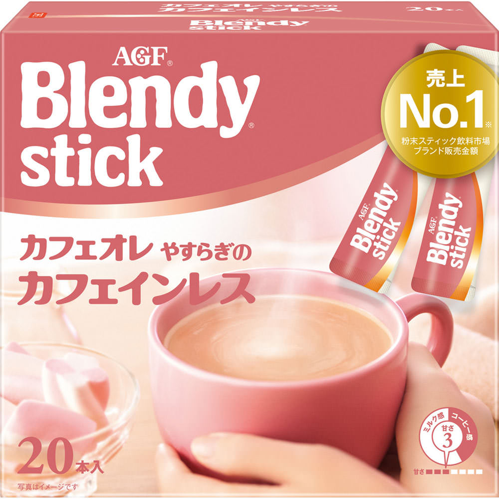 味の素AGF ブレンディ スティック カフェオレ やすらぎのカフェインレス 20p