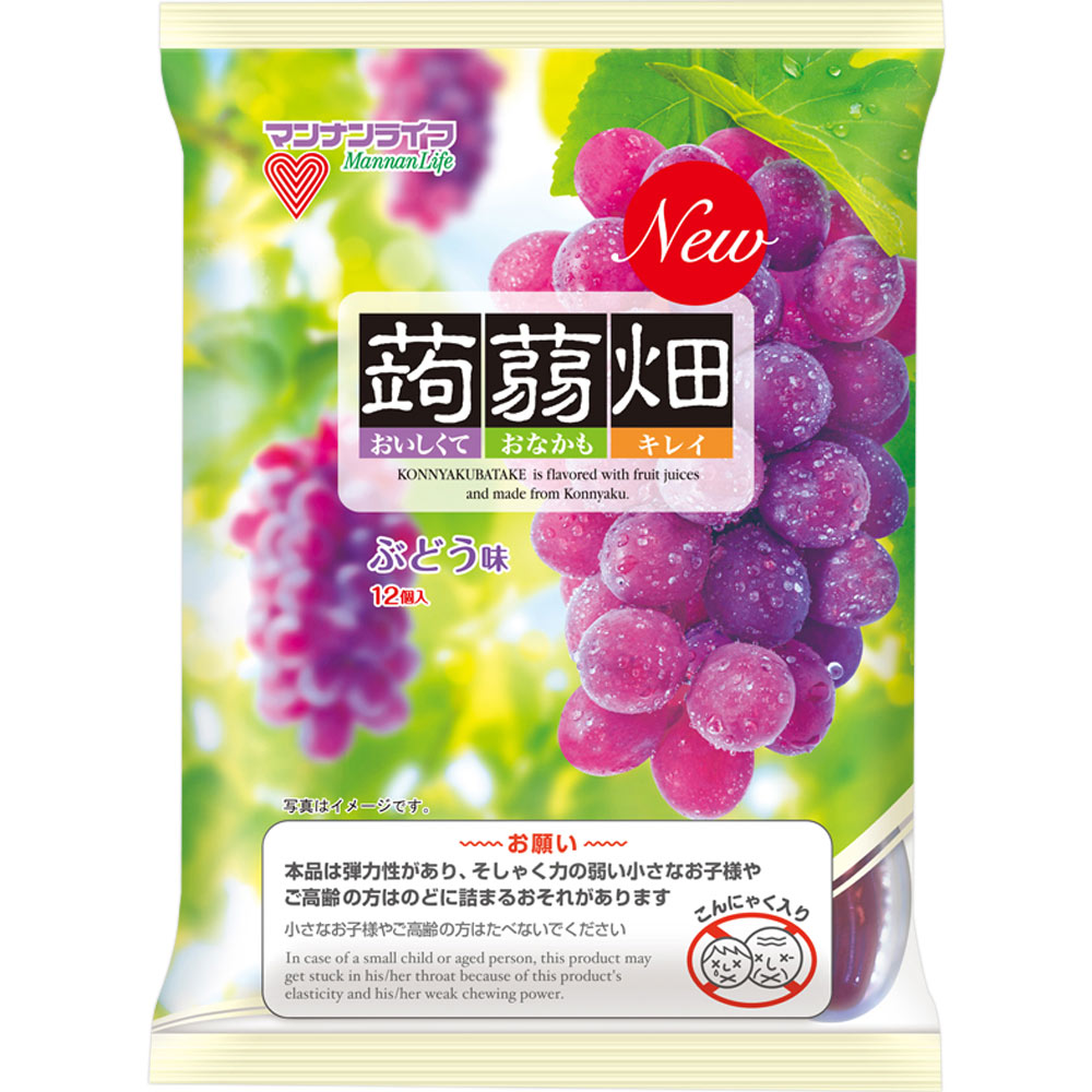 マンナンライフ 蒟蒻畑 ぶどう味 25g×12