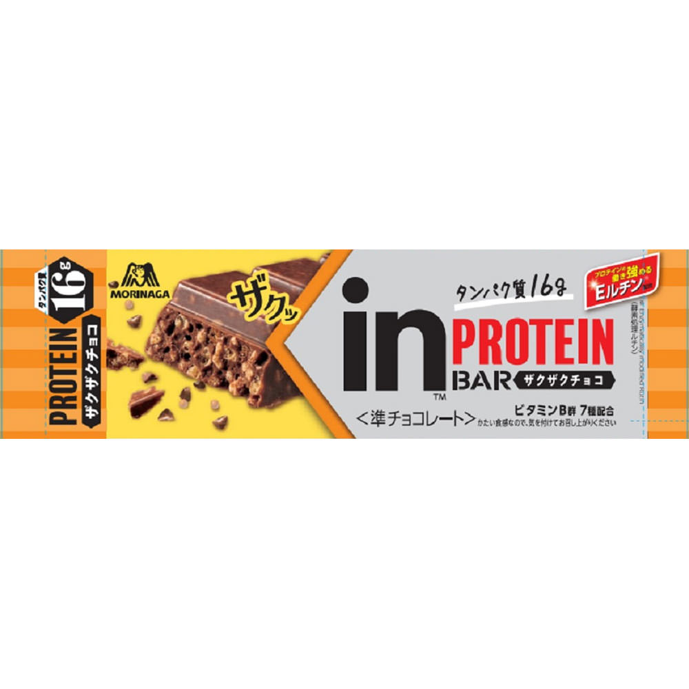 森永製菓 inバープロテイン ザクザクチョコ 1本のサムネイル