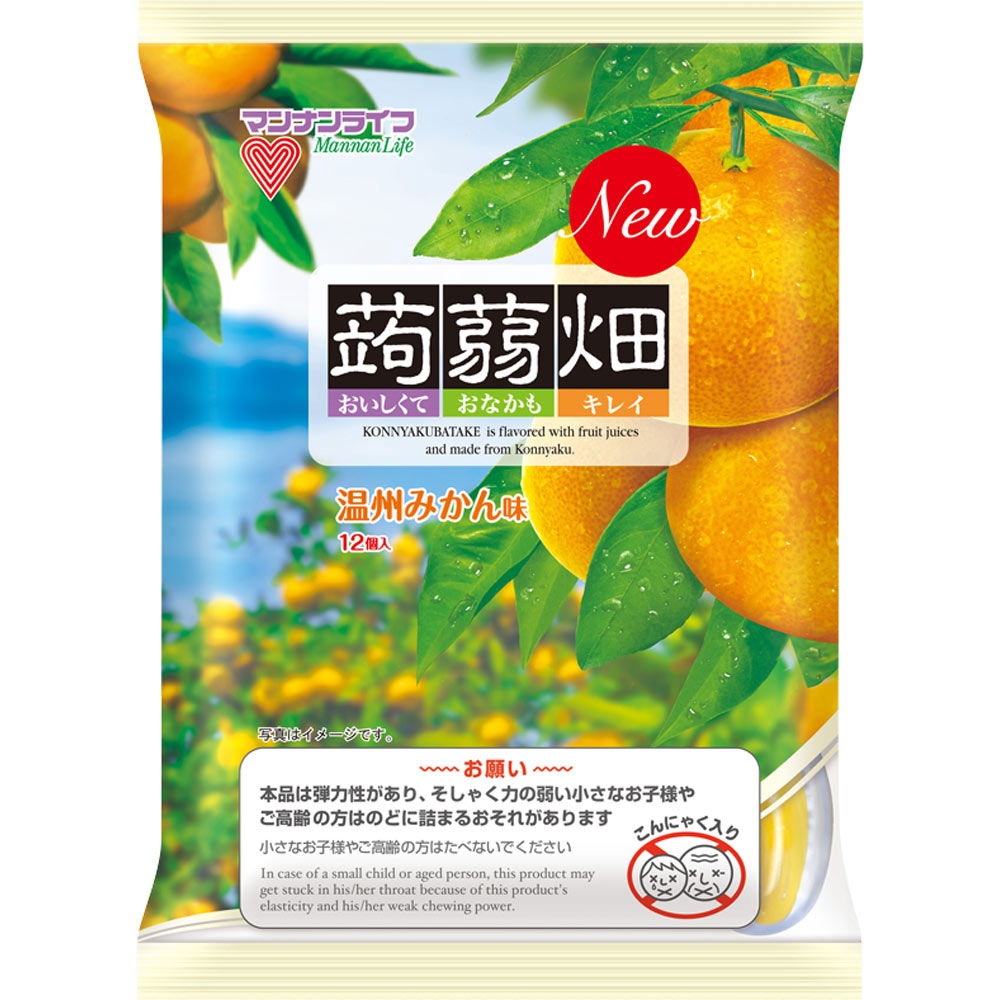 マンナンライフ 蒟蒻畑 温州みかん味 25g×12