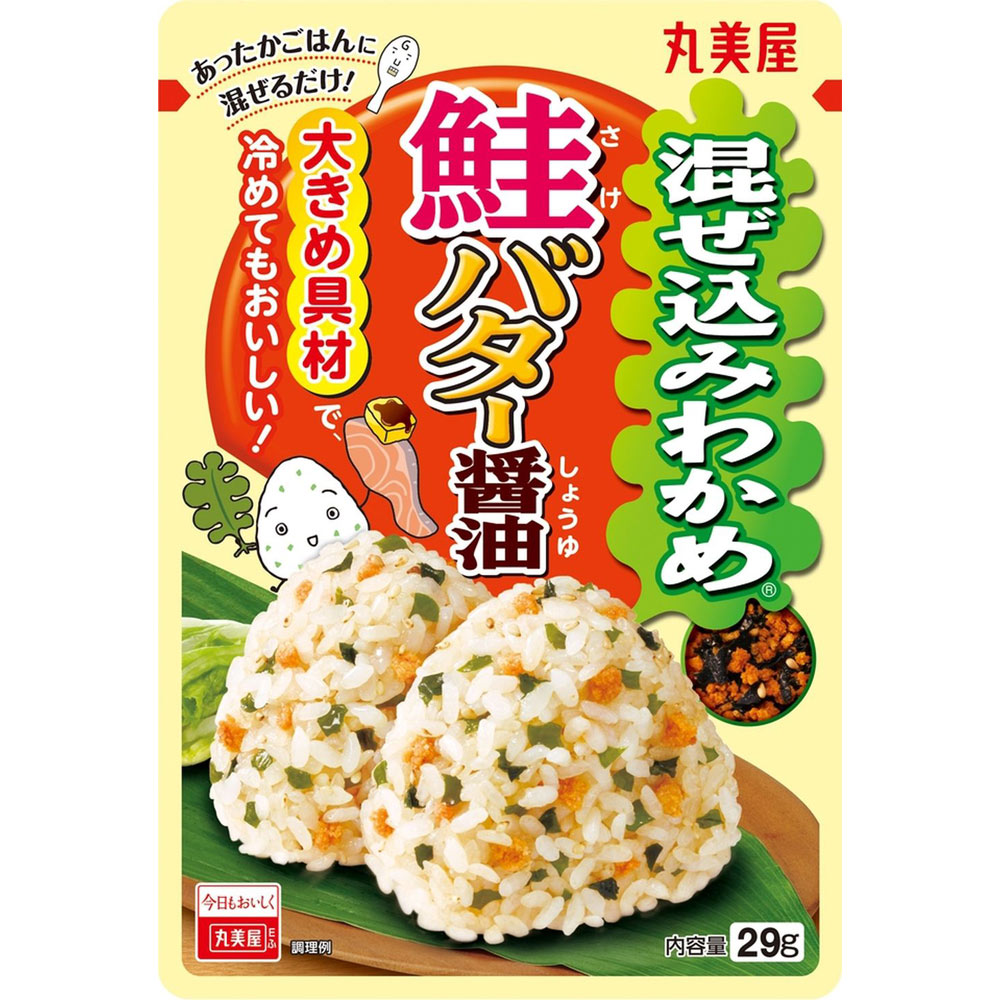 丸美屋食品工業 混ぜ込みわかめ　鮭バター醤油 29g