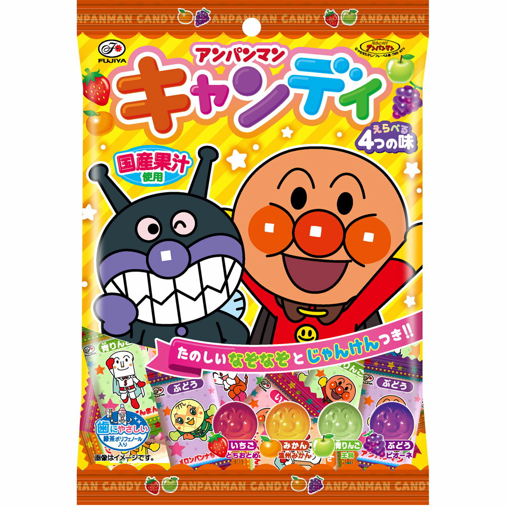 不二家 アンパンマンキャンディ袋 93gのサムネイル