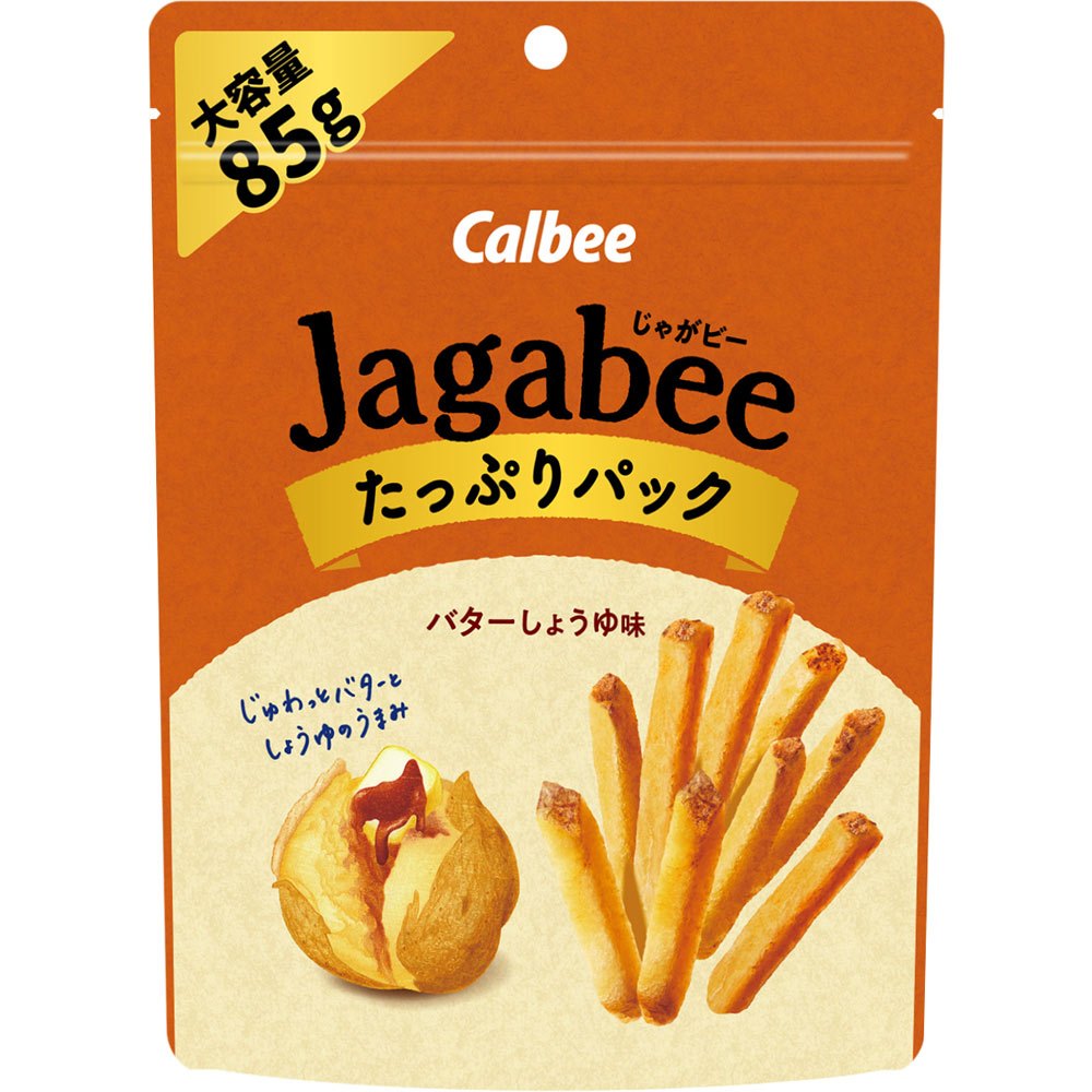 カルビー Jagabeeバターしょうゆ味た