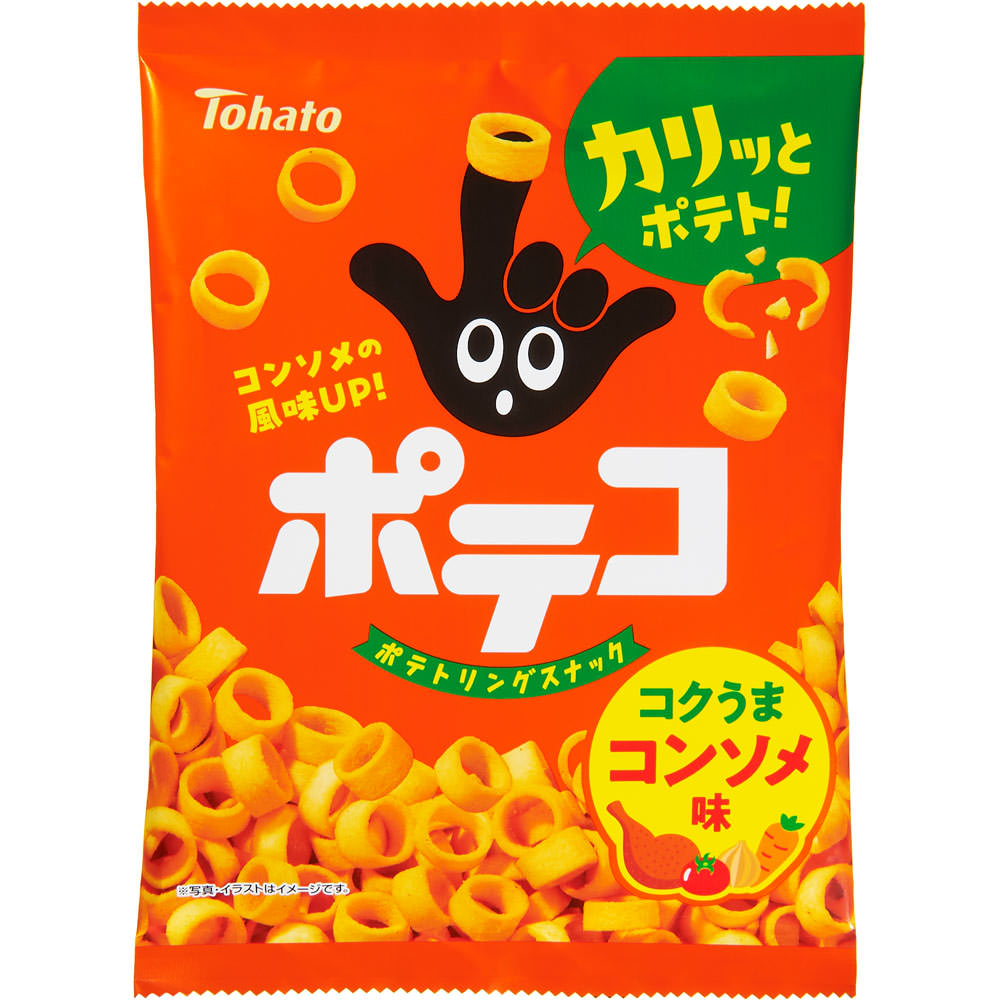 東ハト ポテコ コンソメ味 63gのサムネイル