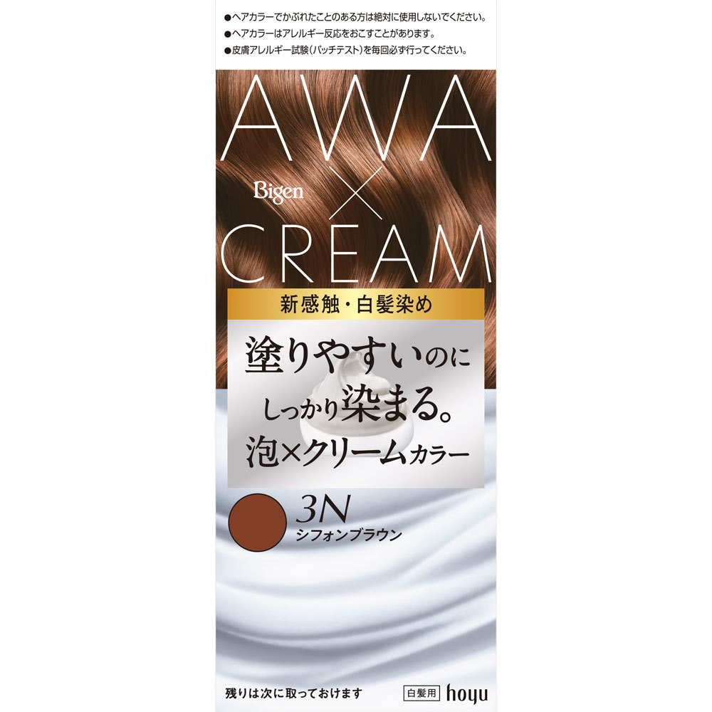 ホーユー ビゲン　泡クリームカラー　シフォンブラウン 90g＋5ml （医薬部外品）