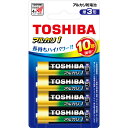 東芝電池 アルカリ1単3形4本パック10年貯蔵 LR6AN4BP