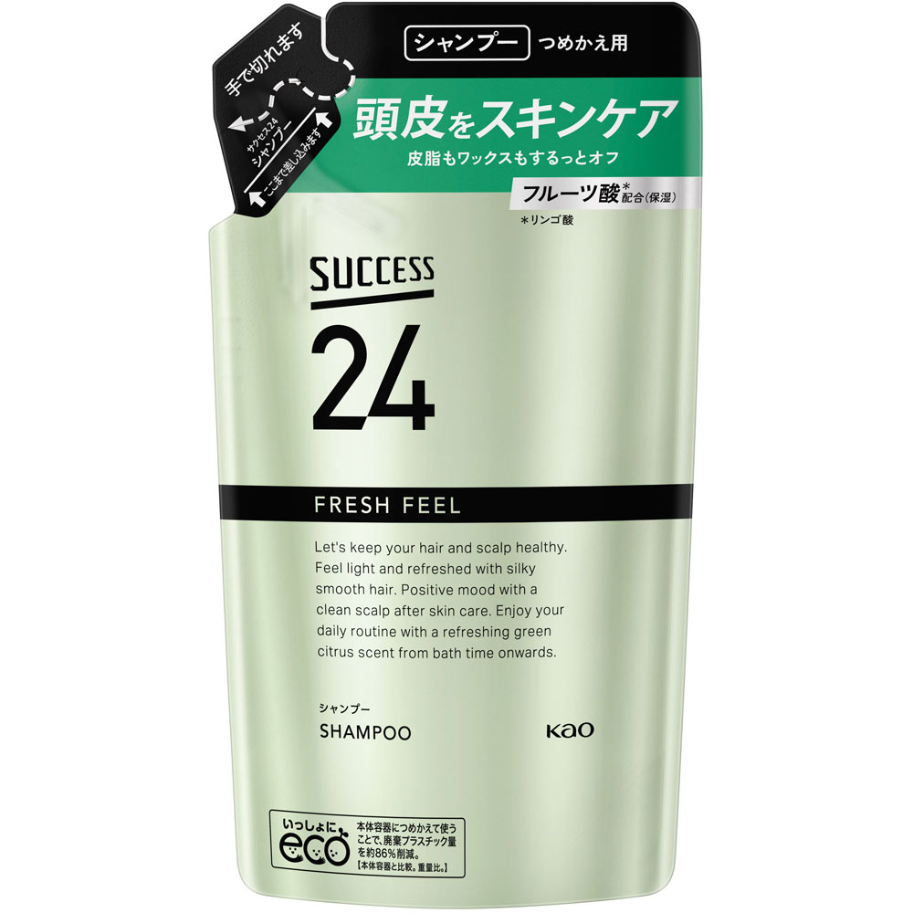 花王 サクセス24　フレッシュフィールシャンプー　つめかえ用 320mL