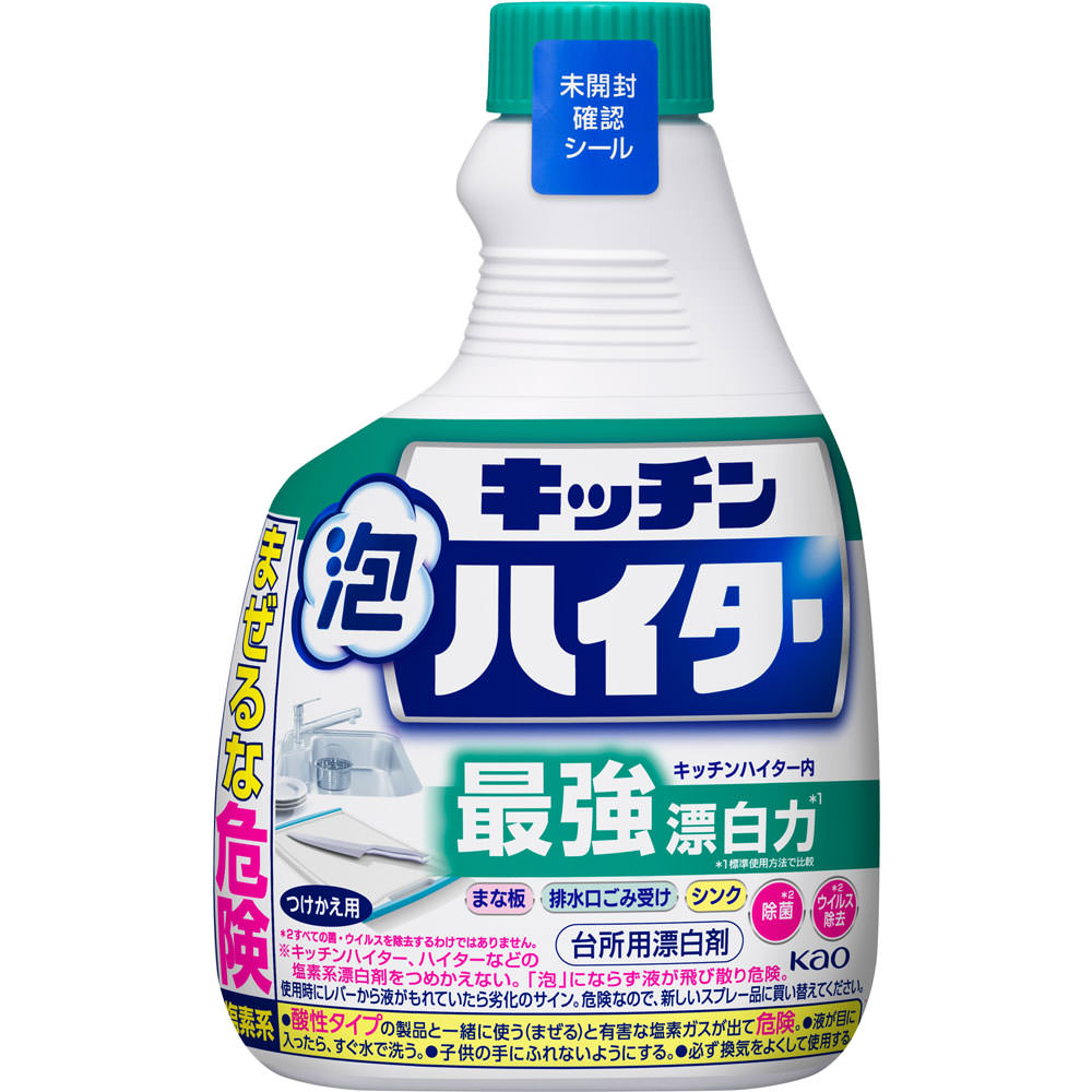 花王 キッチン泡ハイター　つけかえ用 400mlのサムネイル