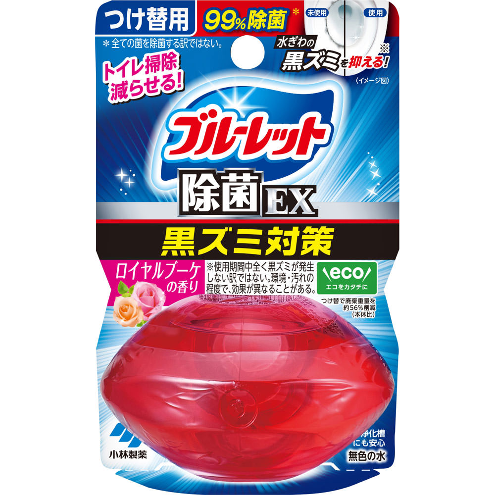 小林製薬 液体ブルーレットおくだけ除菌EXつけ替用　ロイヤルブーケの香り 67ml