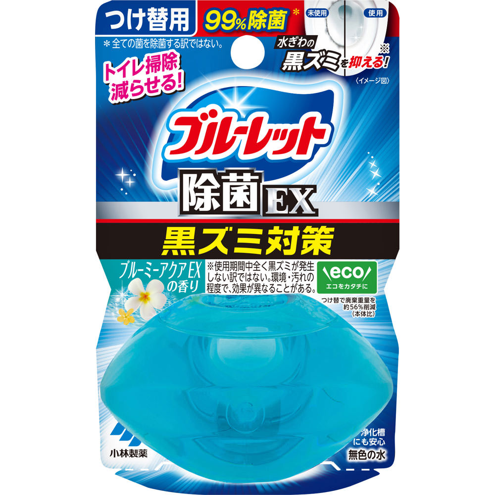 小林製薬 液体ブルーレットおくだけ除菌EXつけ替用　ブルーミーアクアEXの香り 67ml