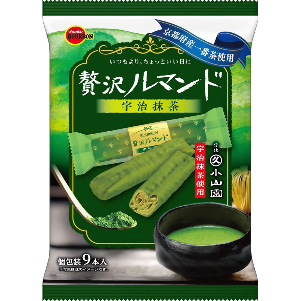 ブルボン 贅沢ルマンド宇治抹茶 9本のサムネイル