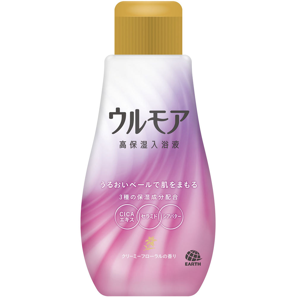アース製薬 ウルモア高保湿入浴液 クリーミーフローラル 600ml