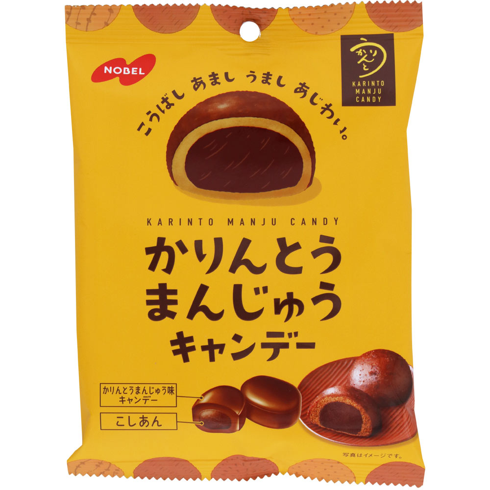 ノーベル製菓 かりんとうまんじゅうキャンデー 80g