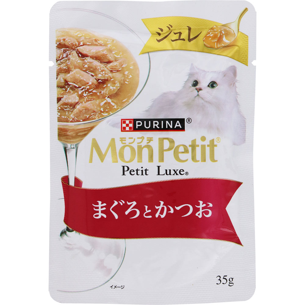 樂天商城 - ネスレ日本 モンプチ プチリュクスジュレ まぐろとかつお 35g