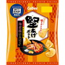 カルビー 堅あげポテト海老塩にんにく味 60g