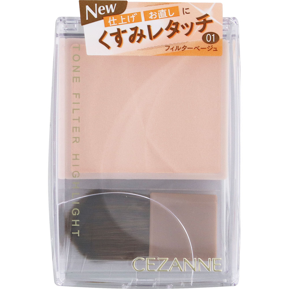セザンヌ化粧品 セザンヌ トーンフィルターハイライト 01 フィルターベージュ ＿のサムネイル