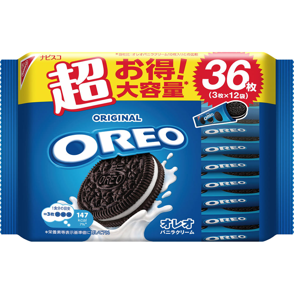 モンデリーズ・ジャパン オレオメガパックバニラクリーム 36枚