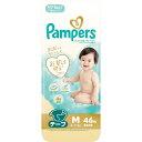 マツモトキヨシ楽天市場店で買える「P&Gジャパン パンパースはじめての肌へのいちばんテープ スーパージャンボ M 46枚」の画像です。価格は1,848円になります。