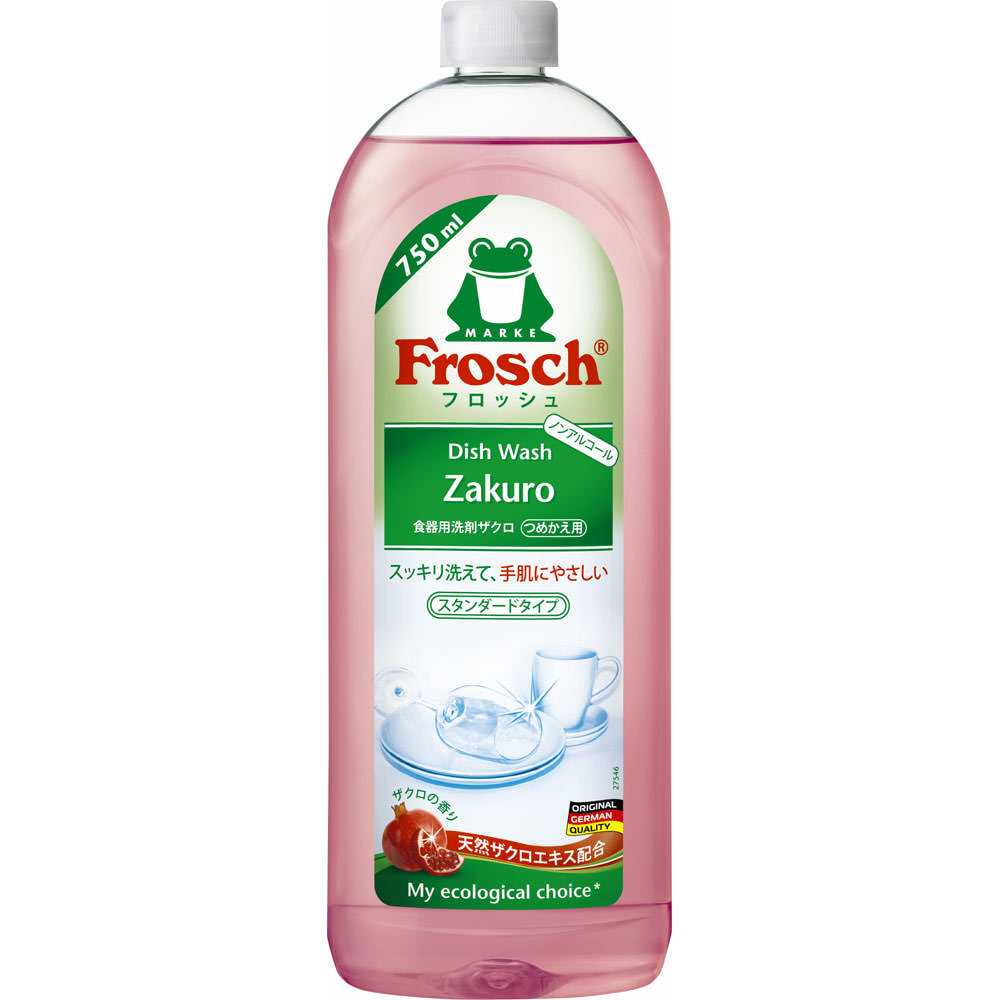 旭化成ホームプロダクツ フロッシュ 食器用洗剤【ザクロ】 詰替え用 750ml